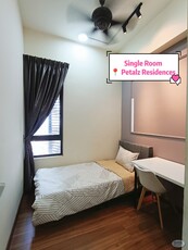Most Affordable Fully Furnished Single Room at Petalz Residences Near Midvalley