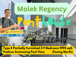 Johor Bahru, Molek Regency, Service Apartment, Penthouse, High Rise