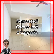 Renovated / Freehold / Corner Unit / 2 carparks / Furnished