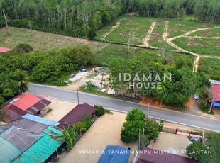Tanah Lot Tepi Jalan Bebas Banjir di Paloh Rawa, Machang