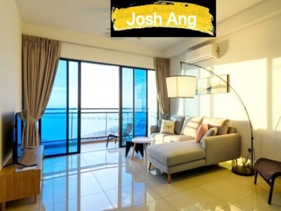 Waterside Residence in Gelugor The Light City 1249sqft Fully Furnished Seaview 3 Carparks