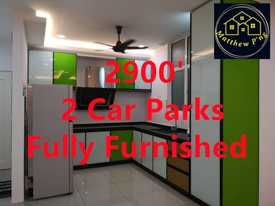 D'Mansion Condo - Fully Furnished - 1450' - 1 Car Park - Bukit Dumbar