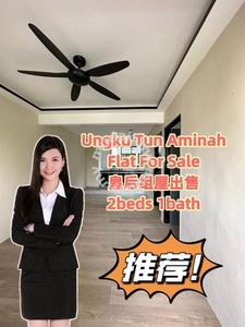 Full Loan Flat Ungku Tun Aminah Skudai SALE Rumah Jual Perling Tampoi