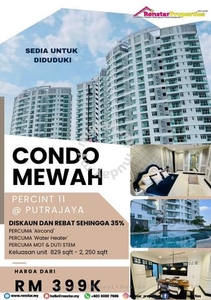 NEW COMPLETED Putrajaya FREEHOLD 2 Parking Booking 500