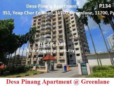 Ref: 8693, Desa Pinang Apartment at Jalan Yeap Chor Ee near USM, Lotus
