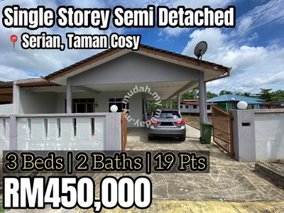 Serian Taman Cosy 19 Points Single Storey Semi Detached