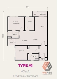 Amber Residence @ twentyfive.7, Kota Kemuning, Selangor 3 Bedroom Basic Unit for Rent