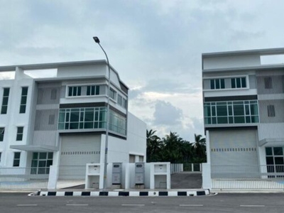 For Rent Double Storey Semi Detached Factory Warehouse Golden Gateway Batu Kawan Pulau Pinang