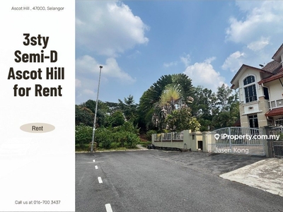 3sty Semi-d Bukit Rahman Putra, Brp 2 Ascot Hill for Rent