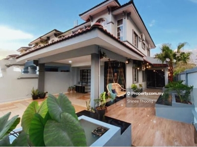 Bukit indah double stry end lot nice renovated house for sale