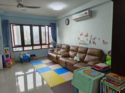 Corner Unit Good Condition at Rafflesia Condominium Sentul Kuala Lumpur View Facing KLCC For Sale