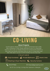 [LIVING THE UPTOWN LIFESTYLE] @ Co-Living Hotel Room @ Uptown Damansara SS 21