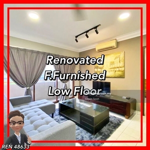 Renovated / Furnished / Low Floor / Non bumi