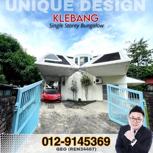 UNIQUE Freehold Double Storey Bungalow, Taman Klebang Besar Melaka