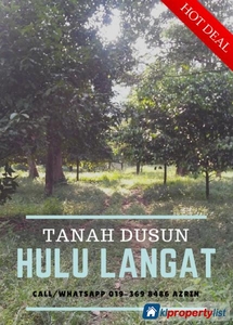 Agricultural Land for sale in Hulu Langat