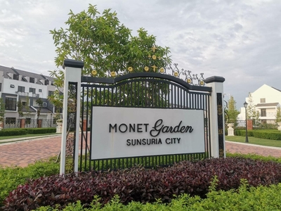 End Lot 3 Storey Monet Garden Villa For Rent in Sunsuria City Sepang, Selangor