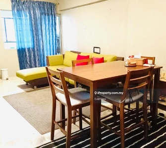 3-Room Furnished Condo @ Menara Putra, KL City Centre for Rent