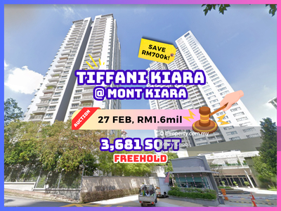 Bank Auction Save Rm700k Tiffani Kiara Condo @ Mont Kiara
