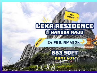 Bank Auction Save Rm80k Lexa Residence @ Wangsa Maju