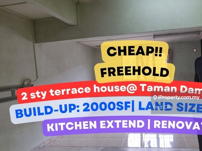 C H E A P 2 sty terrace house@ Taman Damai Indah