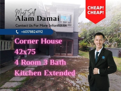 Damai Bestari Alam Damai Cheras Kuala Lumpur 2 Storey Corner Terrace House For Sale