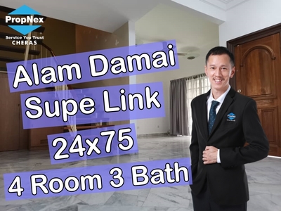 Damai Budi Alam Damai Cheras Kuala Lumpur 2 Storey Super Link House for Sale