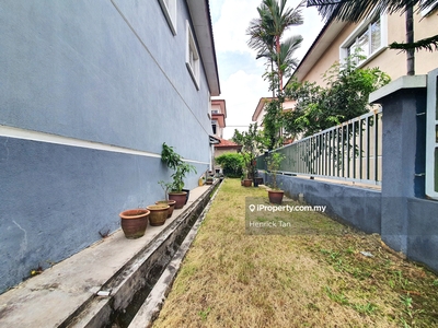 Double storey End Lot with 10 feet land 30x70sqft, Gated Guarded
