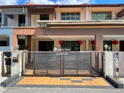 Double Storey Terrace House at Taman Hui Sing in Kuching for Sale