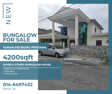 Freehold Double Storey Bungalow House Taman Krubong Perdana