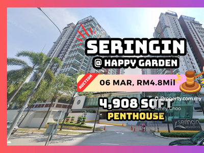 Lelong Auction Penthouse @ Seringin Residence Happy Garden