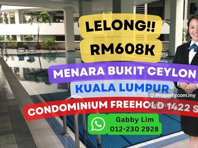 Lelong Super Cheap Condominium @ Menara Bukit Ceylon Kuala Lumpur