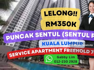 Lelong Super Cheap Service Residence @ Sentul Point Gombak KL