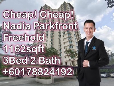 Nadia Parkfront Desa Park City Kuala Lumpur Condominium For Sale