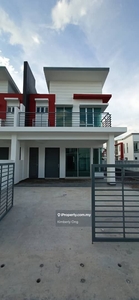Partial Furnshied Double Storey House For Rent