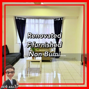 Renovated / furnished / Non bumi / Low floor