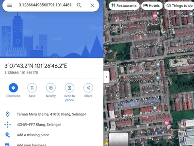 Residential Land for sale in Meru Klang (Jalan Teratai)
