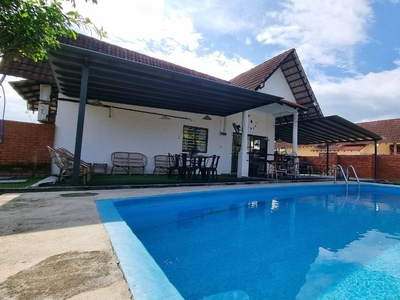 Single Storey Bungalow 8,199 sf Private Pool A'famosa Villas Resort Melaka For Sale