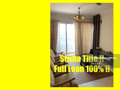 Strata Title / Full Loan 100% / Apartment / Damansara Perdana