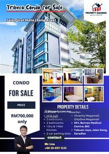 Tribeca Condo & Suites at Jalan Urat Mata In Kuching for Sale