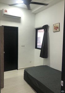 [FREE UTILITIES] No Partition Fully Furnished Single Room Beside Lrt Awan Besar