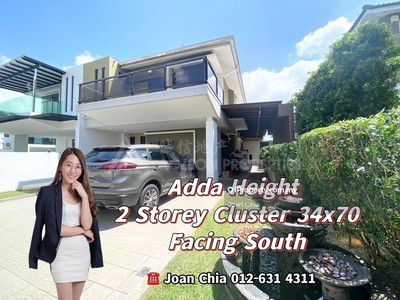 Adda Heights , Double Storey Cluster House ,Good Condition