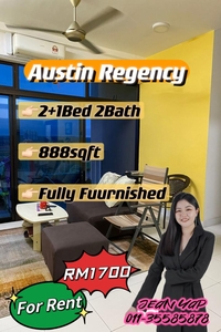 Austin Regency 2+1BR fully furnished