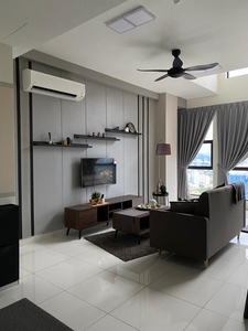 Duplex Mont Kiara Arte Fully furnished 2 rooms 2 parking KLCC view Ready Move in Solaris Dutamas