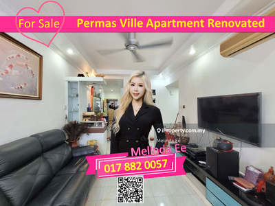 Permas Ville Apartment Renovated 3bed Rm500 Can Buy