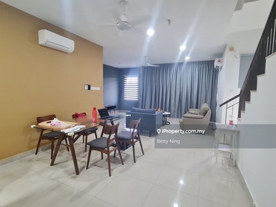 Renovated and furnished 3 storey townhouse with security