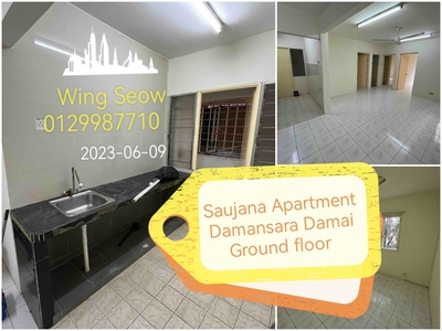 Saujana Apartment Damansara Damai Pj sales 100% Loan Kepong Sri Damansara BAYU, Idaman, Impian Ground floor