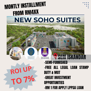 Seri Iskandar New Soho Suites Open For Sale