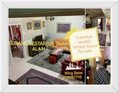 Subang Bestari U5 Double storey 2 storey Landed Terrace house For sale Below market price Few units available Shah alam