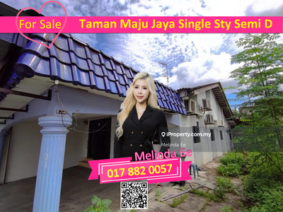 Taman Maju Jaya Nice Design Single Storey Semi D House 4bed