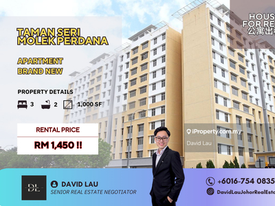 Taman Seri Molek Perdana 3room Brand New Apartment